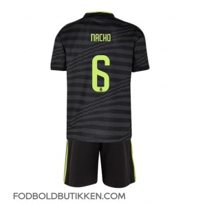 Real Madrid Nacho #6 Tredjetrøje Børn 2022-23 Kortærmet (+ Korte bukser)